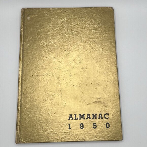 1950 Almanac Benjamin Franklin Junior High Vallejo, CA School Yearbook Vintage - Picture 1 of 14
